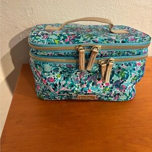 Lilly Pulitzer Floral Print Cosmetic Bag